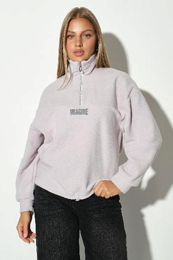 Толстовка жен. Тренд-2 флис дымчатый