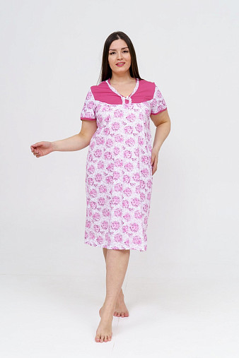 Ночная сорочка Катерина брусника