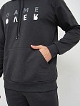 Костюм мужской Тайм 2-х нитка антрацит/меланж