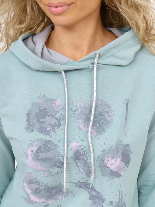 Толстовка женская Элен аква