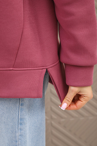 Свитшот женский Флёр брусника