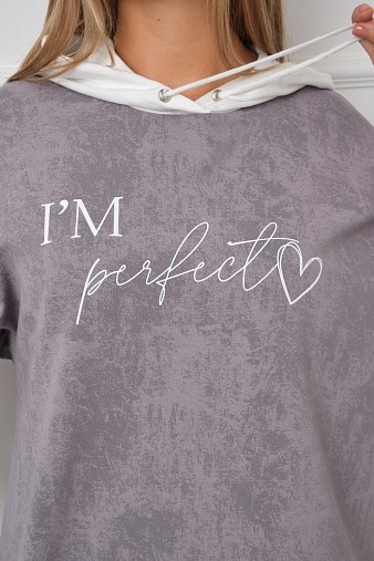 Толстовка женская Венди варенка св.серый