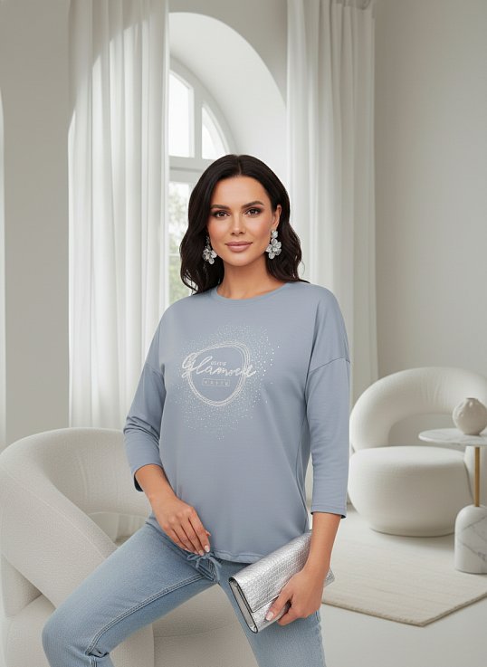 Лонгслив жен. Гламур арона