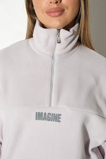 Толстовка жен. Тренд-2 флис дымчатый