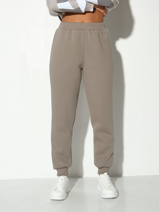 Костюм жен. Геометрия набивка 3-х нитка начес олива