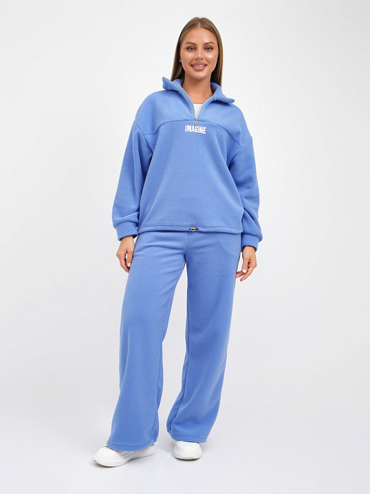 Костюм жен. Тренд-2 флис голубой