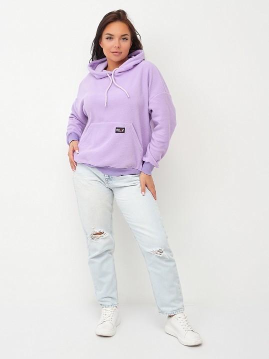 Толстовка женская Бэлла флис лаванда