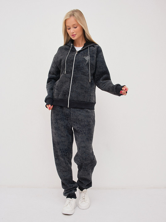 Костюм женский Дюна начёс черный