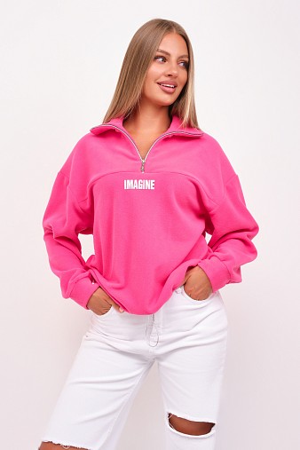 Толстовка жен. Тренд-2 флис малина