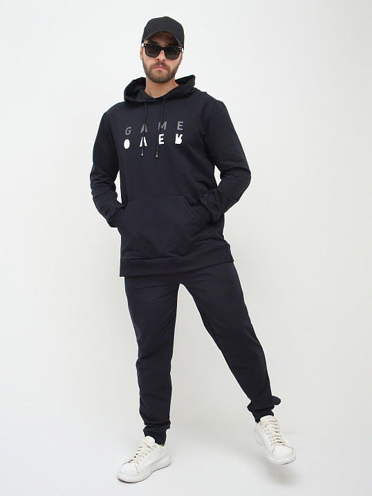 Костюм мужской Тайм 2-х нитка синий