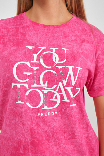 Футболка жен. Лиона варенка фуксия