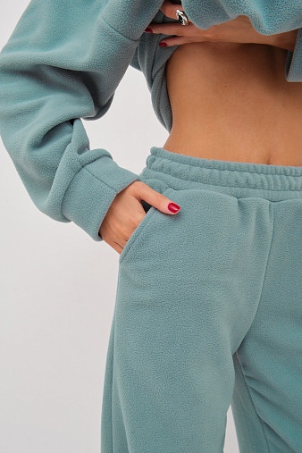 Костюм жен. Тренд флис аква