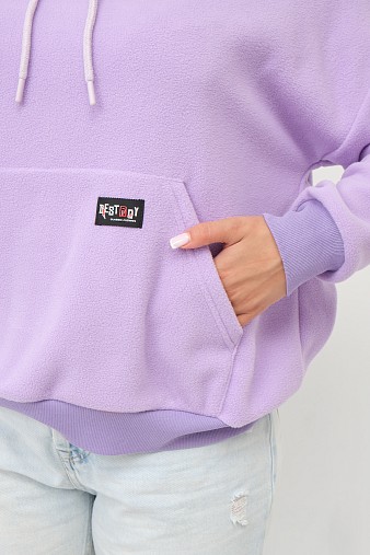 Толстовка женская Бэлла флис лаванда