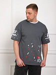 Футболка мужская Дорс футер серый
