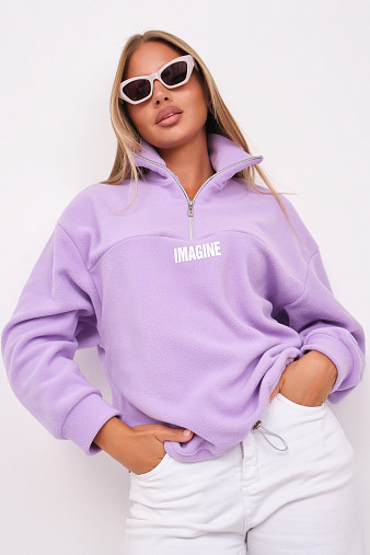 Толстовка жен. Тренд-2 флис лаванда