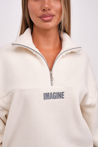 Толстовка жен. Тренд-2 флис молочный