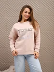 Свитшот женский Лео бежевый