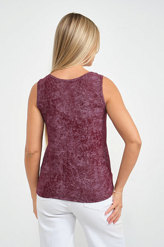 Майка вискозная варенка марсала