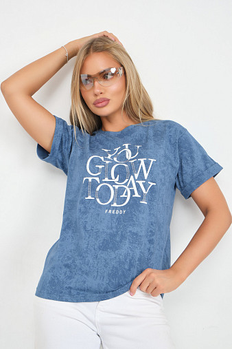 Футболка жен. Лиона варенка индиго