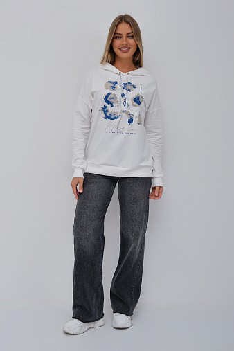 Толстовка женская Элен-2 экрю