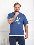 Футболка мужская Элиот индиго