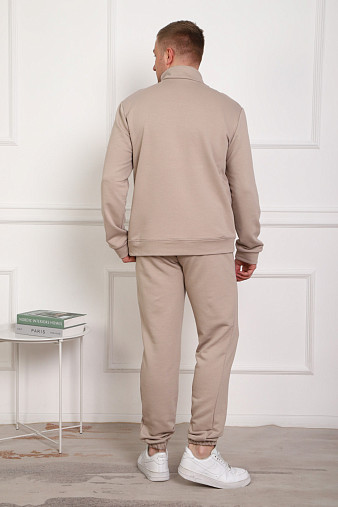 Костюм мужской Старк 3-х нитка петля каштановый