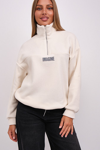 Толстовка жен. Тренд-2 флис молочный