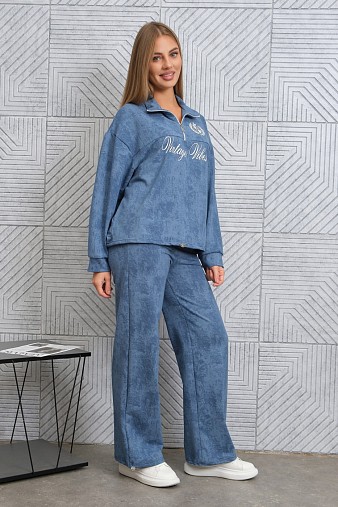 Костюм женский Верона варенка индиго