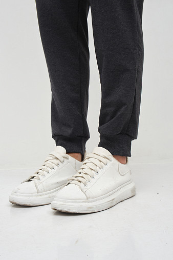 Костюм мужской Тайм 2-х нитка антрацит/меланж