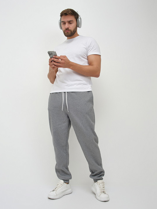 Брюки мужские теплые серый