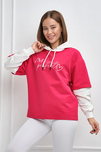 Толстовка женская Венди маджента