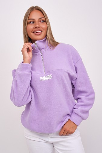 Толстовка жен. Тренд-2 флис лаванда