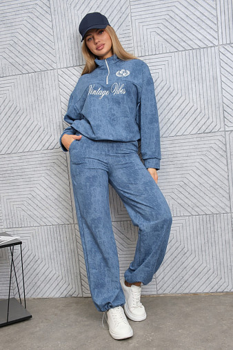 Костюм женский Верона варенка индиго