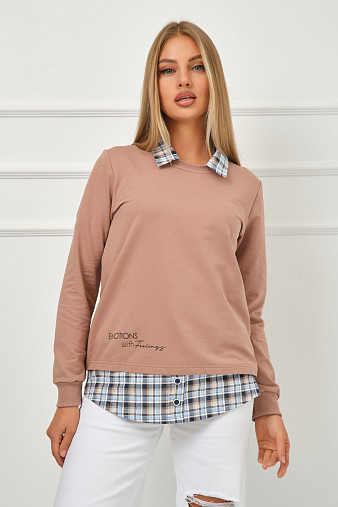 Толстовка женская Аврора капучино