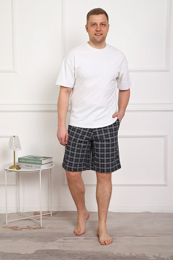 Брюки мужские без манжета серые