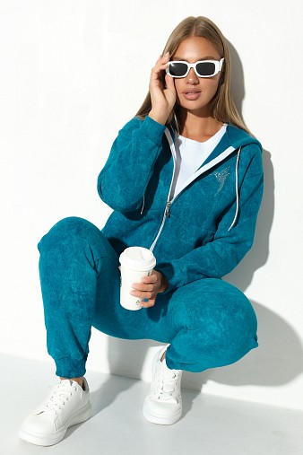 Костюм женский Дюна начёс морская волна