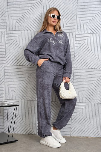 Костюм женский Верона варенка графит