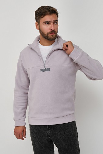 Толстовка муж. Драйв флис св.серый