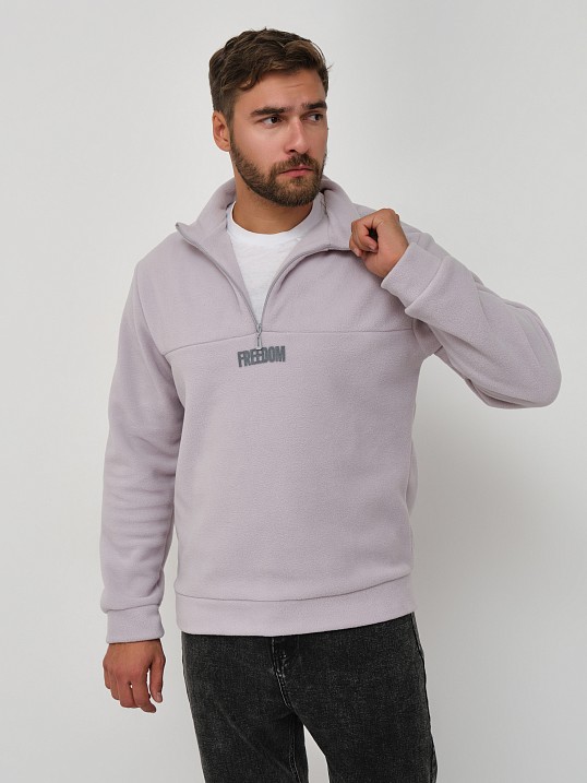 Толстовка муж. Драйв флис св.серый