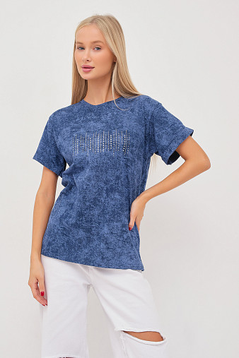 Футболка женская Арабеска св.индиго