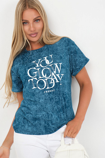 Футболка жен. Лиона варенка морская волна