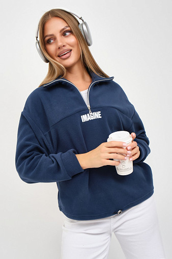 Толстовка жен. Тренд-2 флис петроль