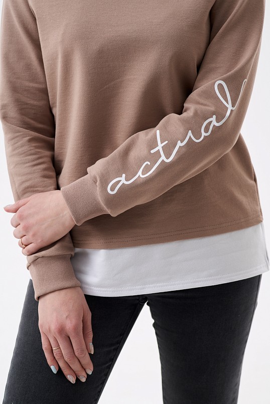 Толстовка женская Дабл капучино Толстовка женская Дабл капучино