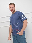 Футболка мужская Дорс индиго