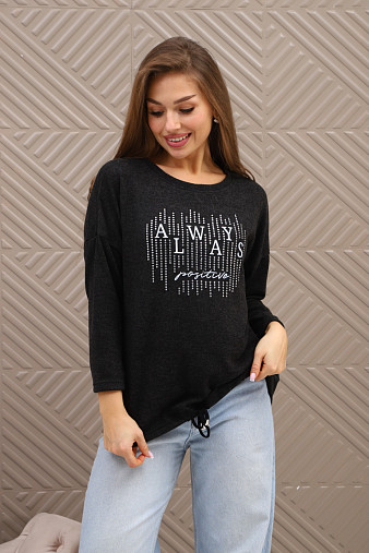 Джемпер женский Флай т.серый