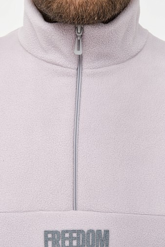 Толстовка муж. Драйв флис св.серый