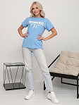 Футболка женская Имидж голубой