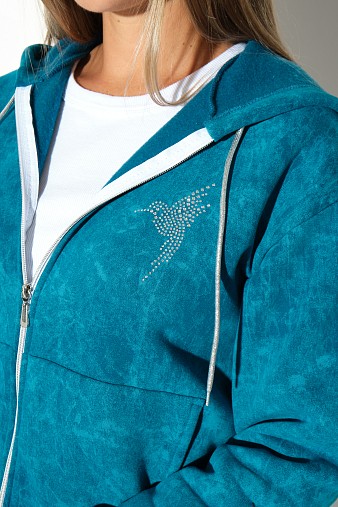 Костюм женский Дюна начёс морская волна