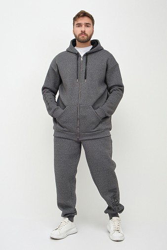 Костюм муж. Дэнди 3-х нитка начес т.серый