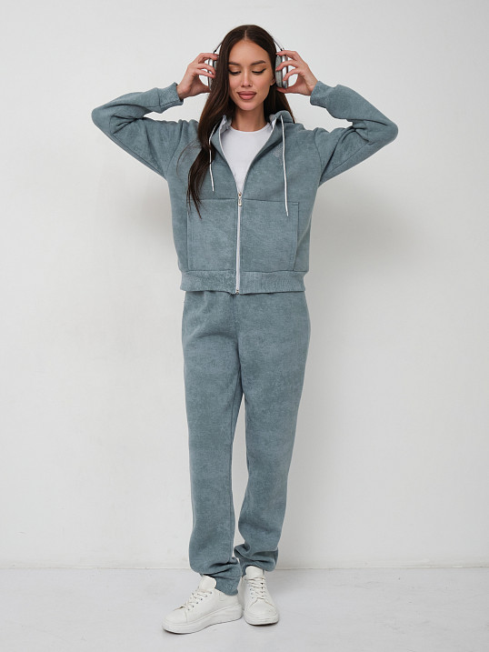 Костюм женский Дюна начёс фисташка